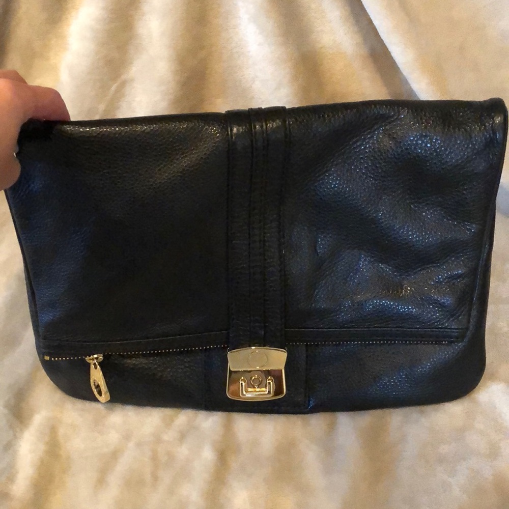 Black Marc Jacob leather clutch.